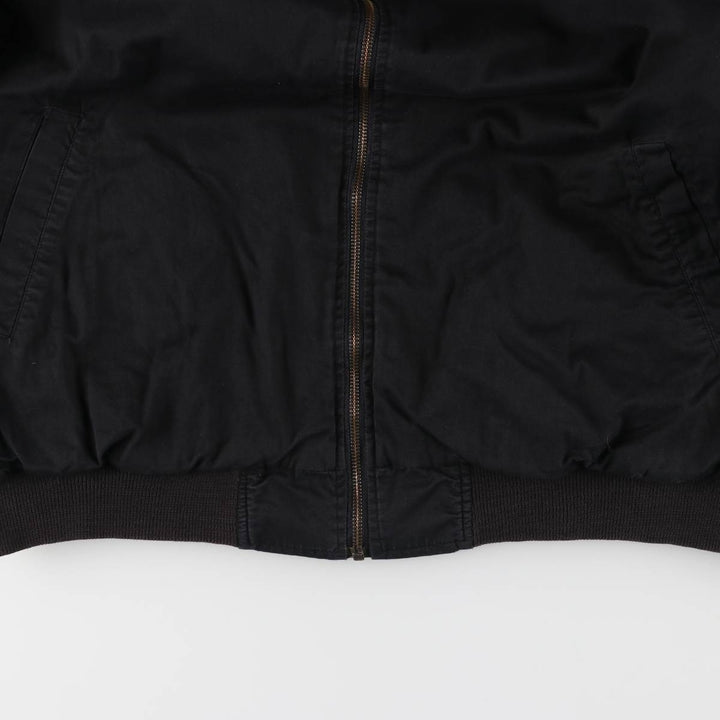 Marlboro Advertising Reversible Cotton Blouson with Back Logo, Men's Size XL cotton black type Vintage Second Hand