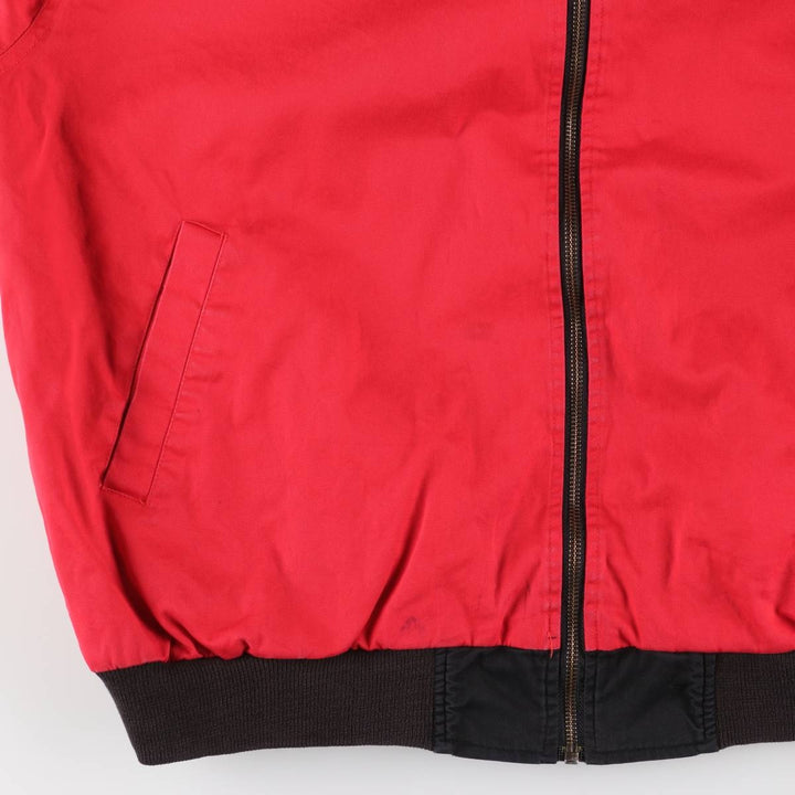 Marlboro Advertising Reversible Cotton Blouson with Back Logo, Men's Size XL cotton black type Vintage Second Hand