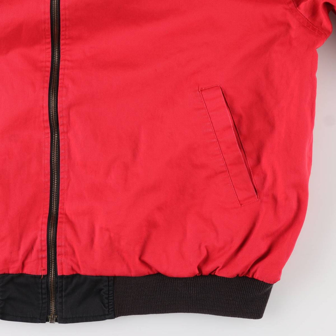 Marlboro Advertising Reversible Cotton Blouson with Back Logo, Men's Size XL cotton black type Vintage Second Hand