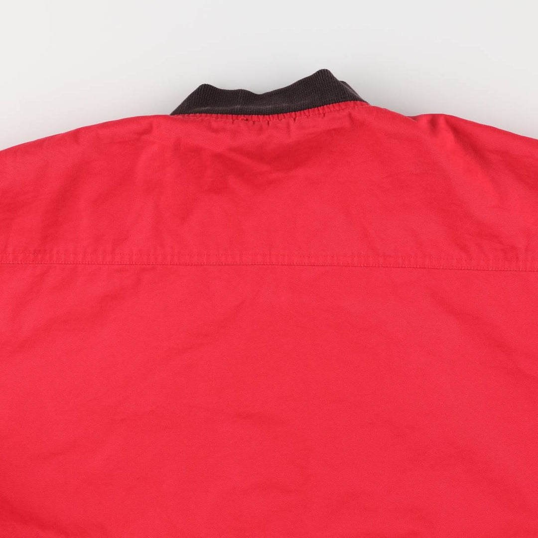 Marlboro Advertising Reversible Cotton Blouson with Back Logo, Men's Size XL cotton black type Vintage Second Hand