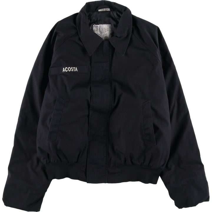 90'S US Navy Military Utility Jacket, Made in USA, Medium X-Short, Men's Size M, Vintage polyester black type Vintage Second Hand