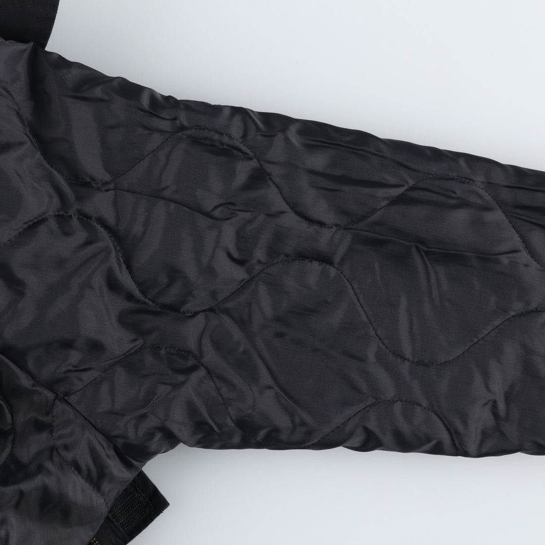 90'S US Navy Military Utility Jacket, Made in USA, Medium X-Short, Men's Size M, Vintage polyester black type Vintage Second Hand