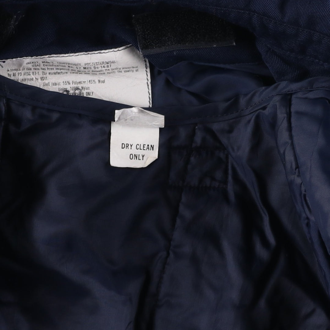 Vintage US Military USAIR Force Blauer Lightweight Jacket, Size 42, Men's Medium polyester navy blue type Vintage Second Hand