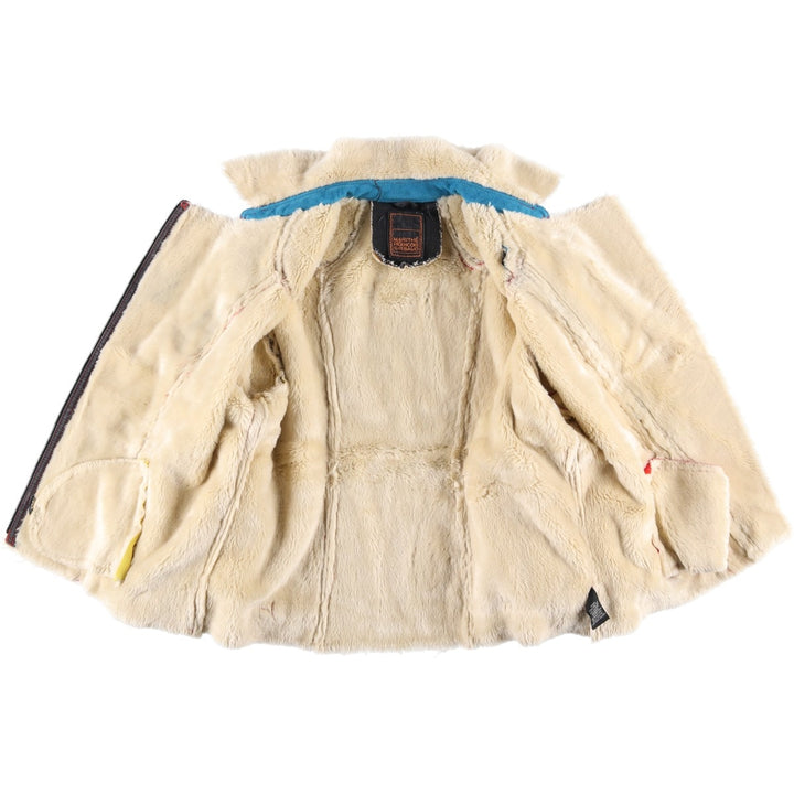 Marithe Francois Girbaud Denim Rider Jacket, Women's, XXL polyester red type Vintage Second Hand