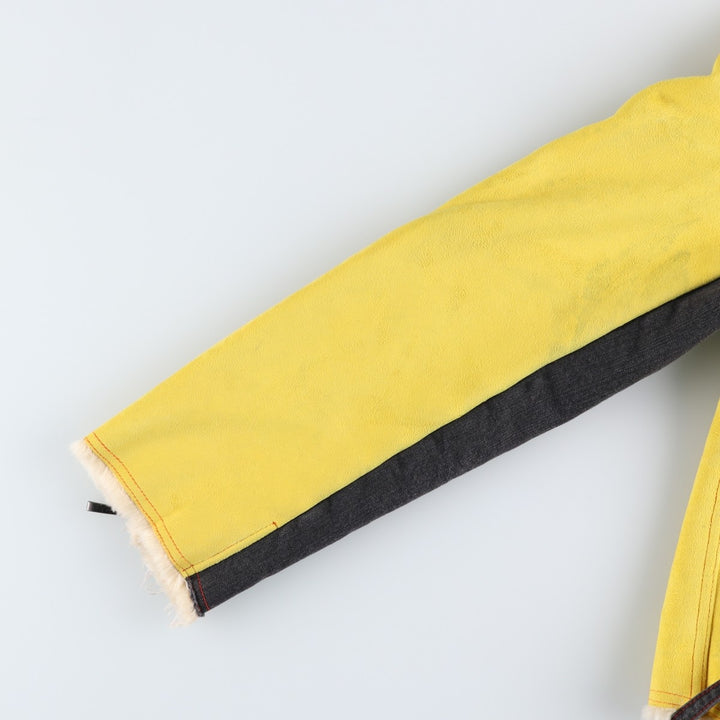 Marithe Francois Girbaud Denim Rider Jacket, Women's, XXL polyester red type Vintage Second Hand