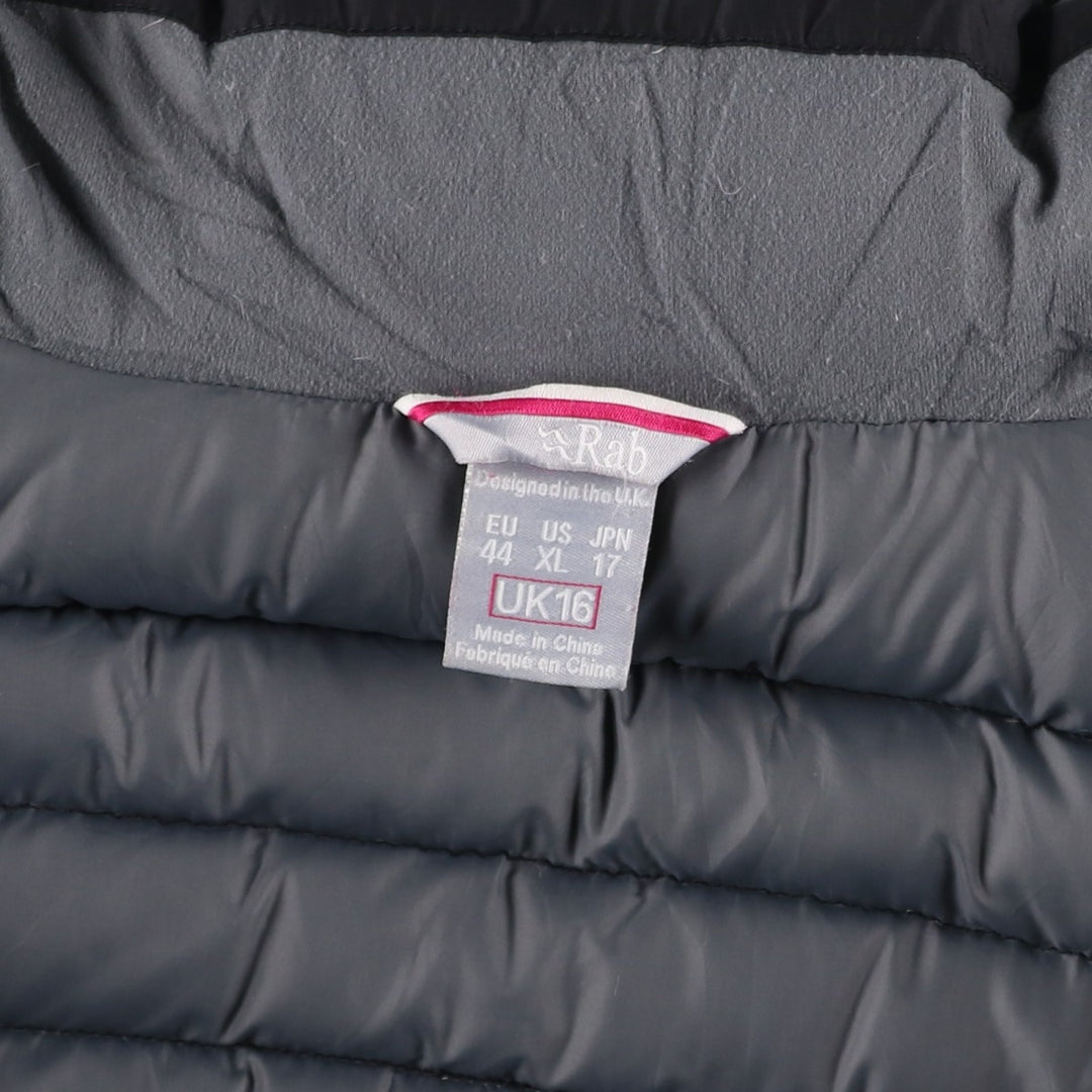 Love Rab Down Jacket Women's XL polyamide black type Vintage Second Hand