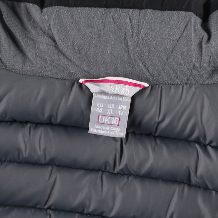 Love Rab Down Jacket Women's XL polyamide black type Vintage Second Hand