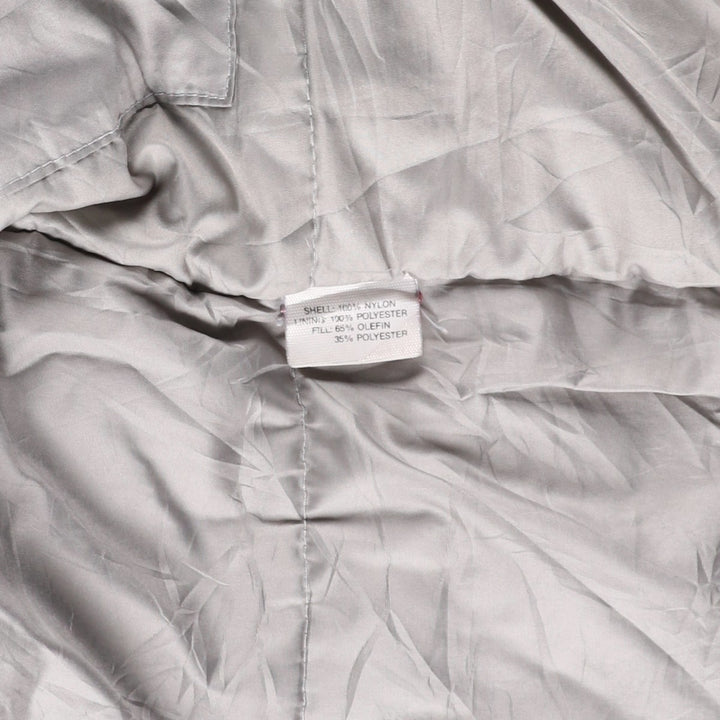 Vintage LL Bean mountain logo padded mountain parka/shell jacket from the 1980s-90s, size M, women's. Nylon red type Vintage Second Hand