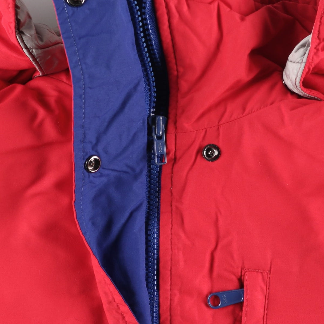 Vintage LL Bean mountain logo padded mountain parka/shell jacket from the 1980s-90s, size M, women's. Nylon red type Vintage Second Hand