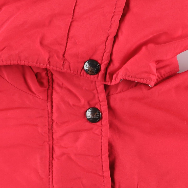 Vintage LL Bean mountain logo padded mountain parka/shell jacket from the 1980s-90s, size M, women's. Nylon red type Vintage Second Hand