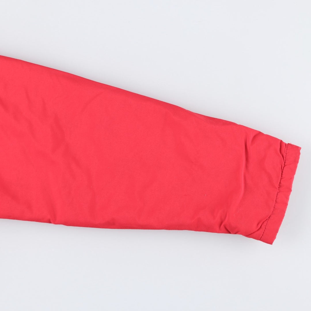 Vintage LL Bean mountain logo padded mountain parka/shell jacket from the 1980s-90s, size M, women's. Nylon red type Vintage Second Hand