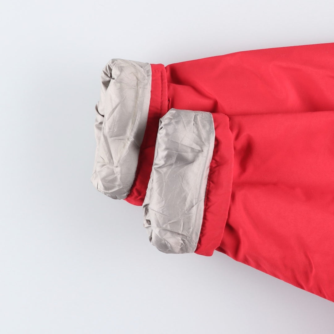 Vintage LL Bean mountain logo padded mountain parka/shell jacket from the 1980s-90s, size M, women's. Nylon red type Vintage Second Hand
