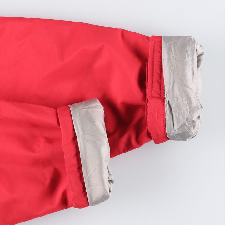 Vintage LL Bean mountain logo padded mountain parka/shell jacket from the 1980s-90s, size M, women's. Nylon red type Vintage Second Hand