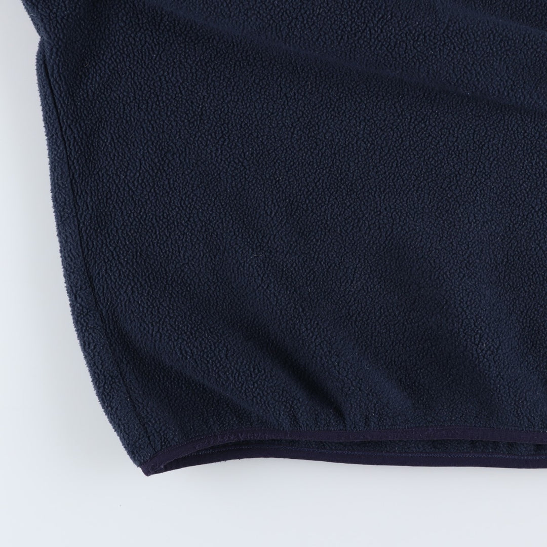 2000'S Patagonia Synchilla Snap-T 25450FA01 Half-Snap Fleece Pullover, Made in USA, Men's XXL polyester navy blue type Vintage Second Hand