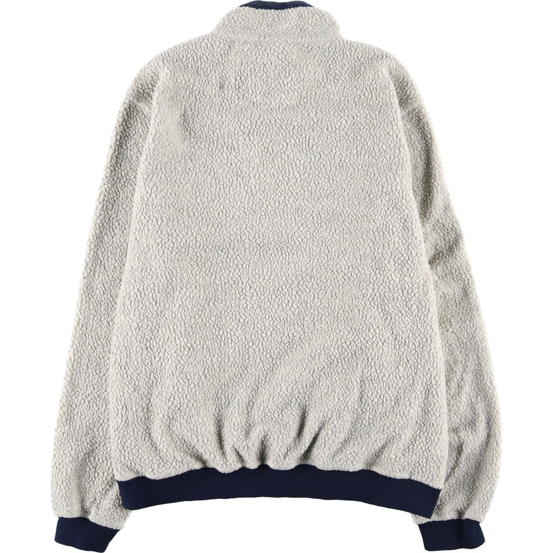 Patagonia Shearling Button Pullover 26140FA21 Fleece Pullover, Men's Medium recycled polyester Beige type Vintage Second Hand