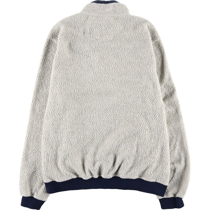 Patagonia Shearling Button Pullover 26140FA21 Fleece Pullover, Men's Medium recycled polyester Beige type Vintage Second Hand
