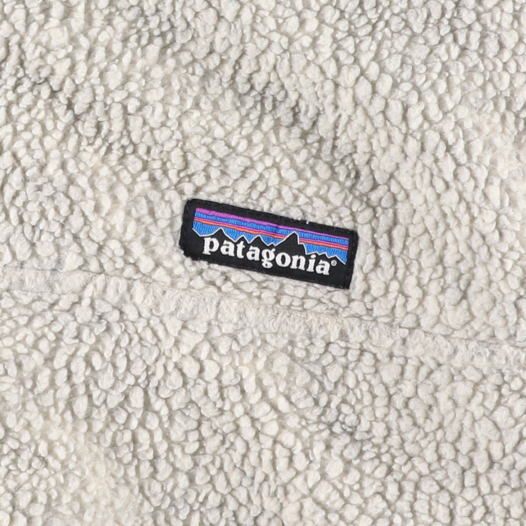 Patagonia Shearling Button Pullover 26140FA21 Fleece Pullover, Men's Medium recycled polyester Beige type Vintage Second Hand