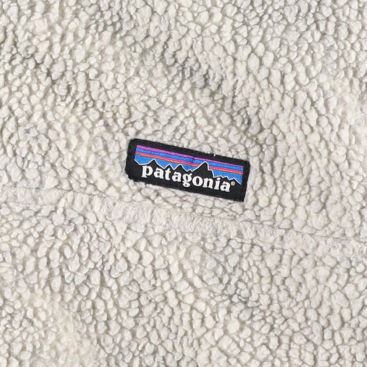 Patagonia Shearling Button Pullover 26140FA21 Fleece Pullover, Men's Medium recycled polyester Beige type Vintage Second Hand