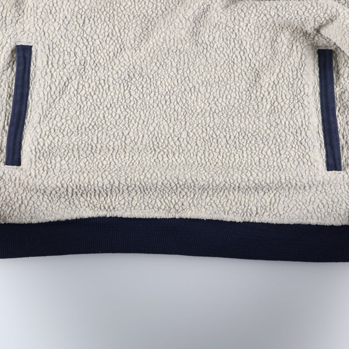 Patagonia Shearling Button Pullover 26140FA21 Fleece Pullover, Men's Medium recycled polyester Beige type Vintage Second Hand