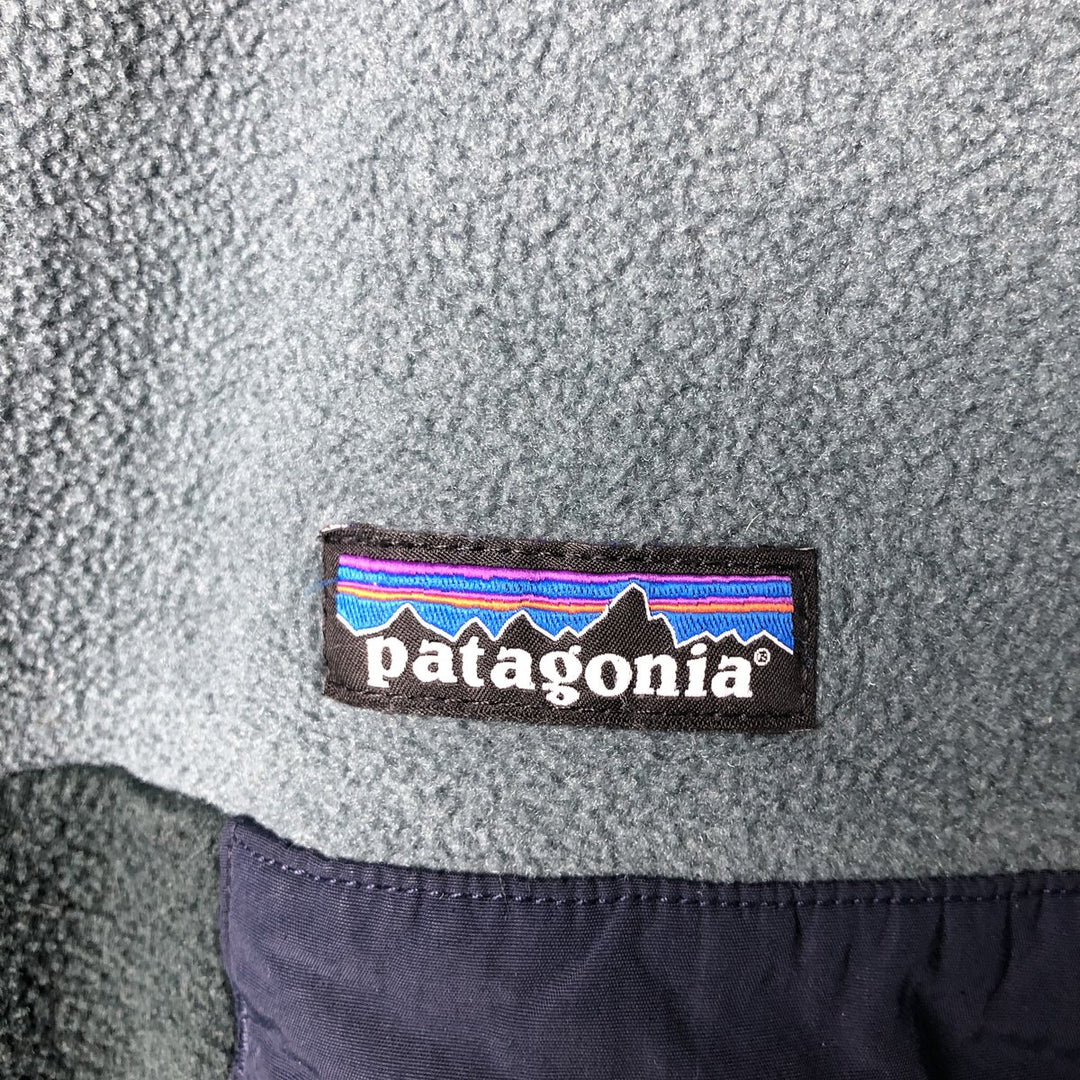 Patagonia Synchilla Snap-T 25580FA16 Half-Snap Fleece Pullover, Men's XL polyester green type Vintage Second Hand