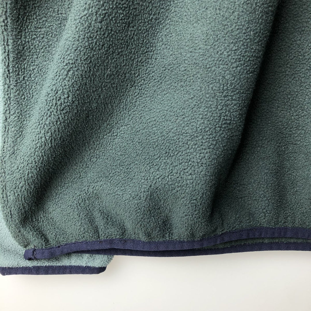 Patagonia Synchilla Snap-T 25580FA16 Half-Snap Fleece Pullover, Men's XL polyester green type Vintage Second Hand