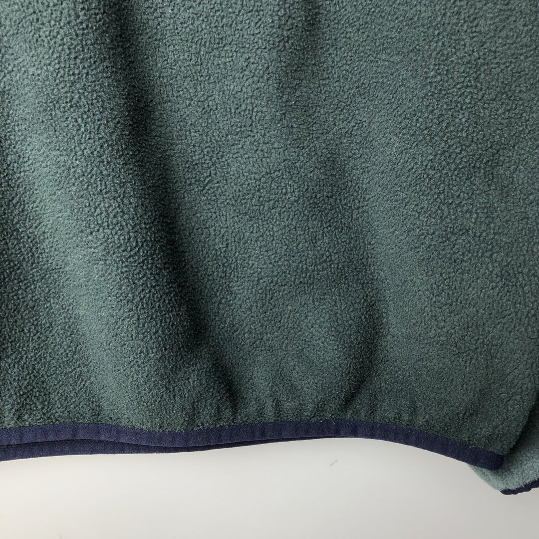 Patagonia Synchilla Snap-T 25580FA16 Half-Snap Fleece Pullover, Men's XL polyester green type Vintage Second Hand