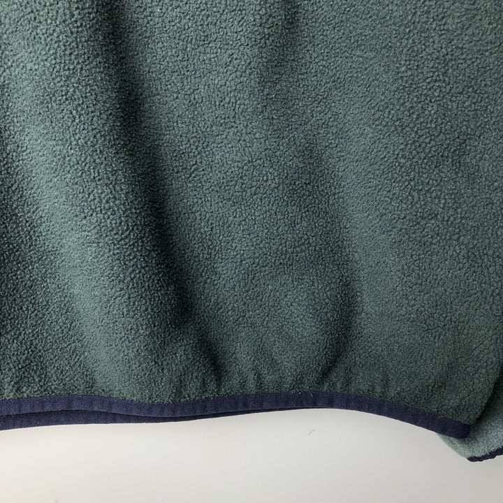 Patagonia Synchilla Snap-T 25580FA16 Half-Snap Fleece Pullover, Men's XL polyester green type Vintage Second Hand