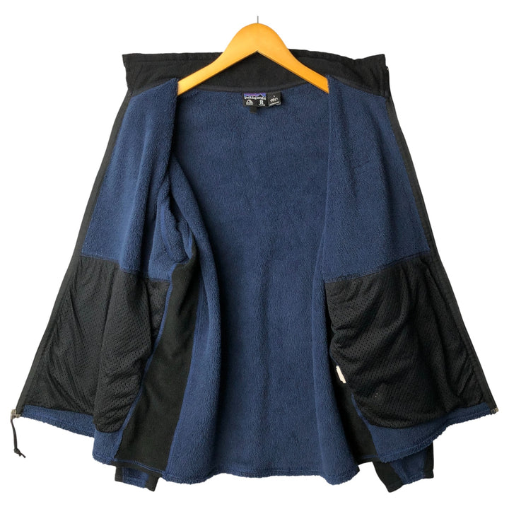 1990'S Patagonia Regulator R2 Fleece Jacket (10622FA99), Made in USA, Men's Size L, Vintage polyester navy blue type Vintage Second Hand