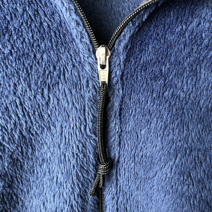 1990'S Patagonia Regulator R2 Fleece Jacket (10622FA99), Made in USA, Men's Size L, Vintage polyester navy blue type Vintage Second Hand