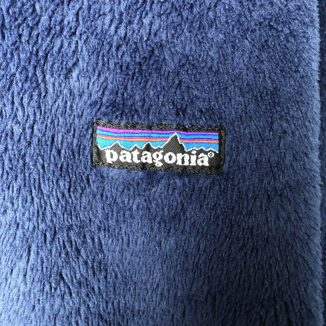 1990'S Patagonia Regulator R2 Fleece Jacket (10622FA99), Made in USA, Men's Size L, Vintage polyester navy blue type Vintage Second Hand