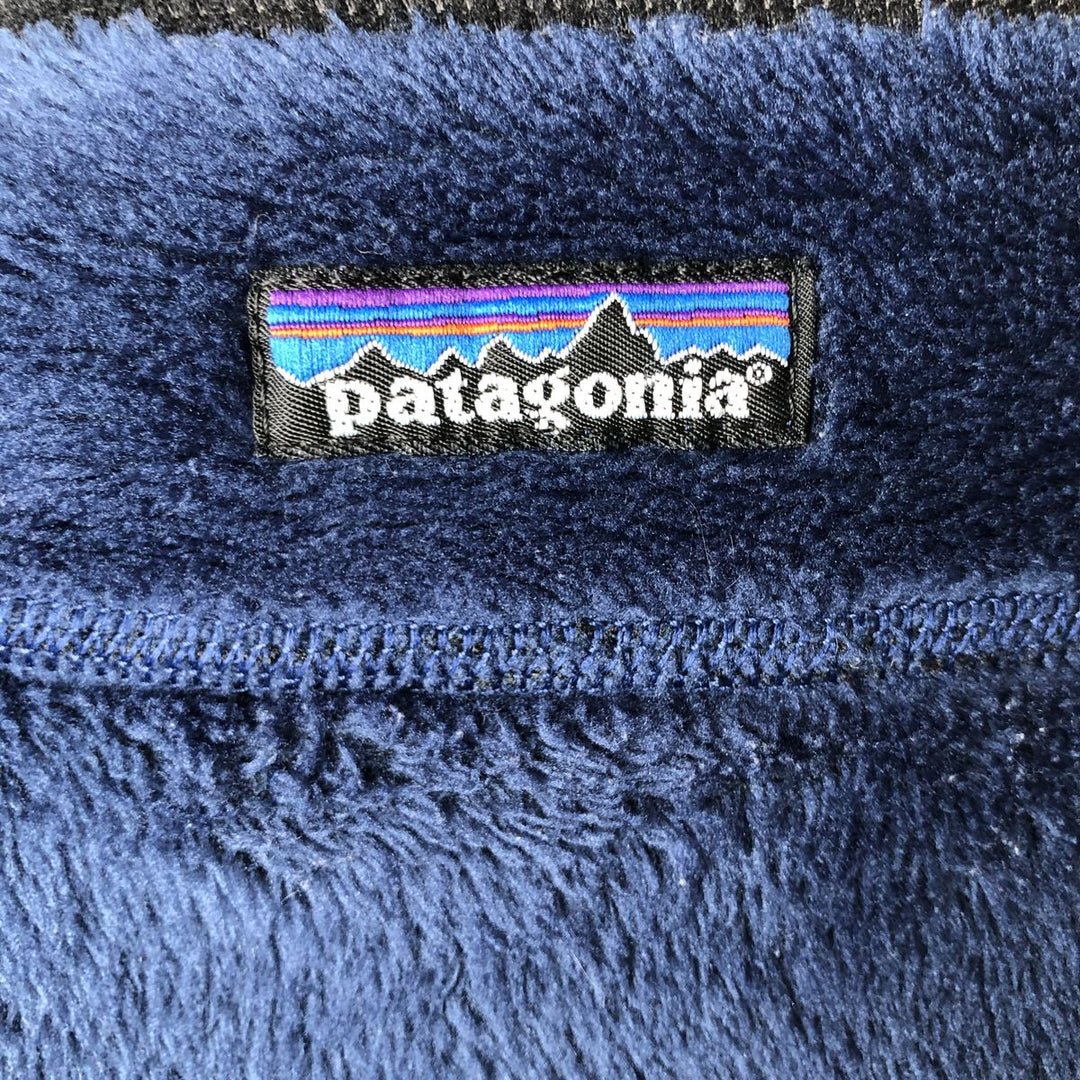 1990'S Patagonia Regulator R2 Fleece Jacket (10622FA99), Made in USA, Men's Size L, Vintage polyester navy blue type Vintage Second Hand