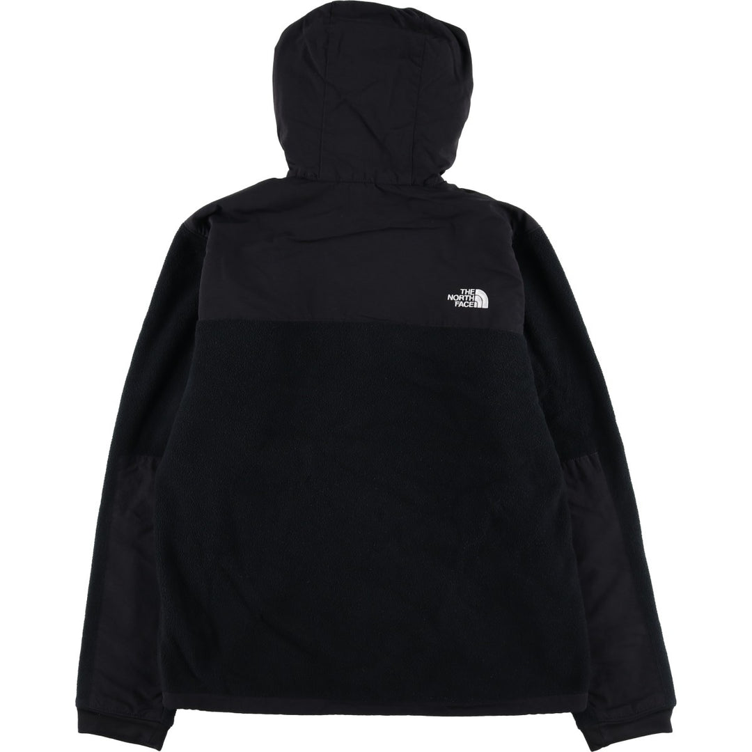 The North Face Denali Hoodie, Nylon and Fleece Parka, Men's Size L recycled polyester black type Vintage Second Hand