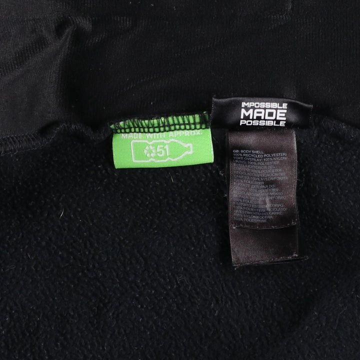 The North Face Denali Hoodie, Nylon and Fleece Parka, Men's Size L recycled polyester black type Vintage Second Hand