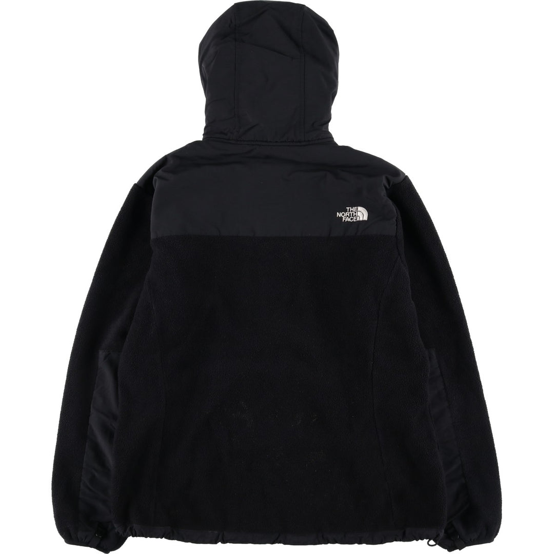 2000'S The North Face Denali Hoodie Nylon and Fleece Parka, Men's Size L polyester black type Vintage Second Hand