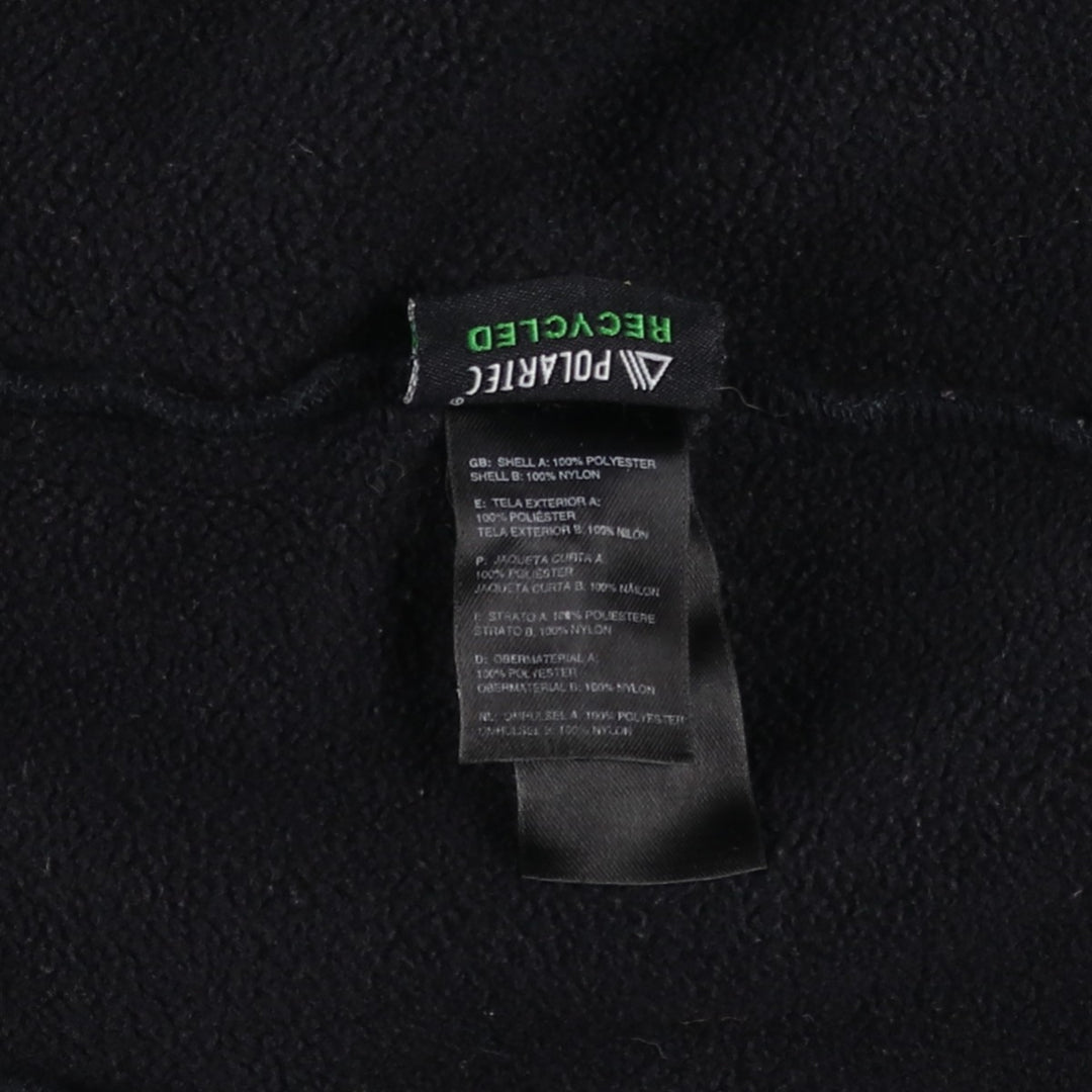 2000'S The North Face Denali Hoodie Nylon and Fleece Parka, Men's Size L polyester black type Vintage Second Hand