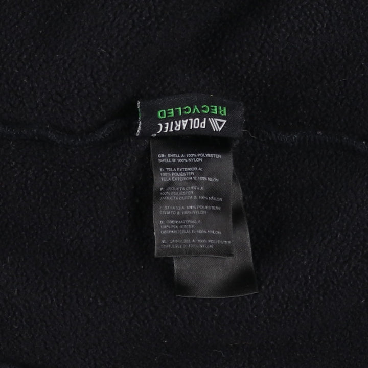 2000'S The North Face Denali Hoodie Nylon and Fleece Parka, Men's Size L polyester black type Vintage Second Hand