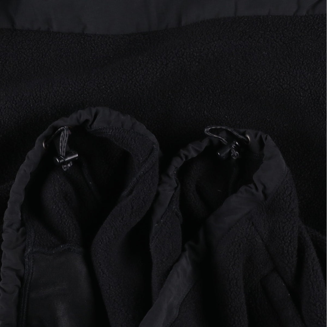 2000'S The North Face Denali Hoodie Nylon and Fleece Parka, Men's Size L polyester black type Vintage Second Hand