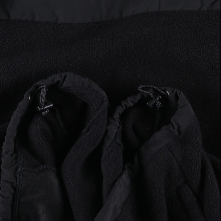 2000'S The North Face Denali Hoodie Nylon and Fleece Parka, Men's Size L polyester black type Vintage Second Hand