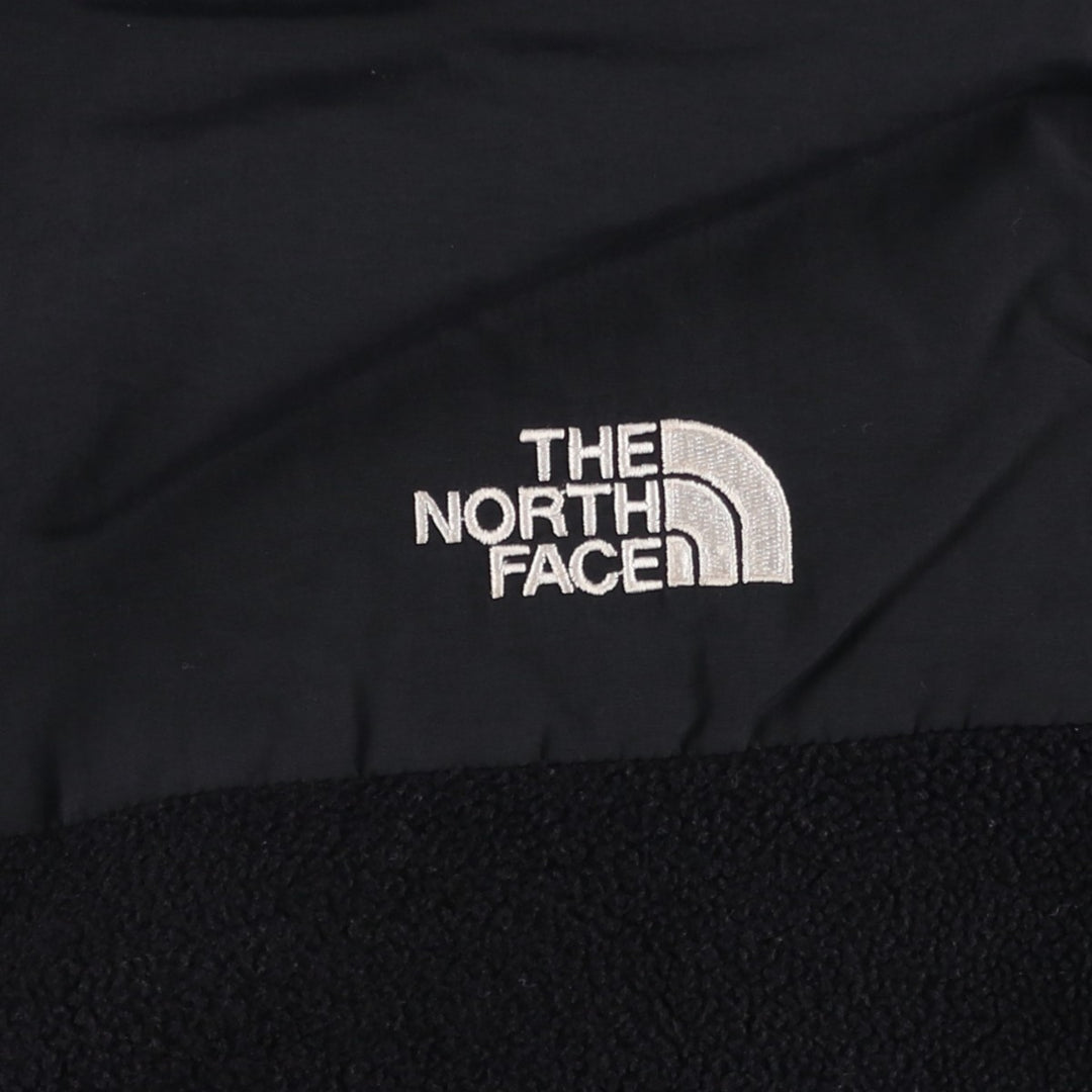 2000'S The North Face Denali Hoodie Nylon and Fleece Parka, Men's Size L polyester black type Vintage Second Hand