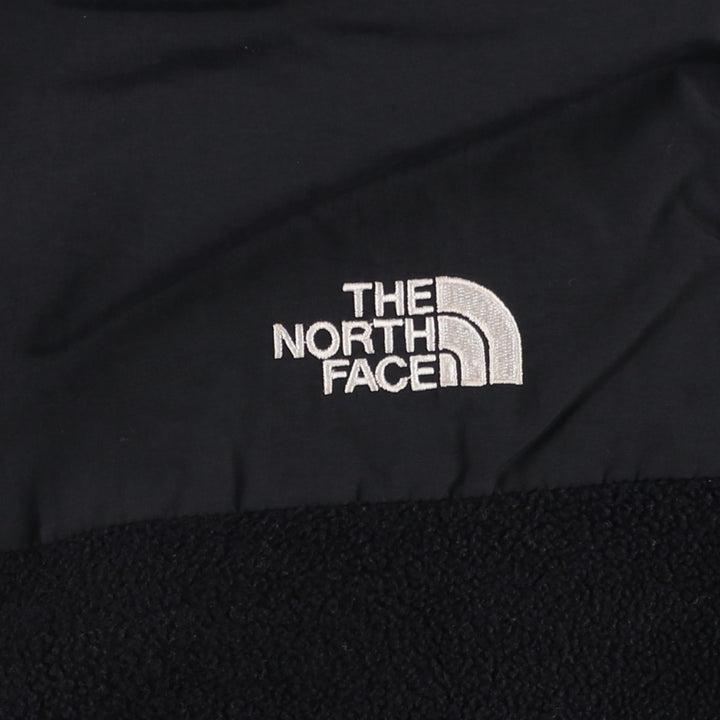 2000'S The North Face Denali Hoodie Nylon and Fleece Parka, Men's Size L polyester black type Vintage Second Hand