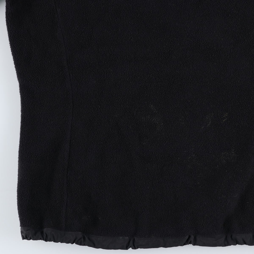 2000'S The North Face Denali Hoodie Nylon and Fleece Parka, Men's Size L polyester black type Vintage Second Hand