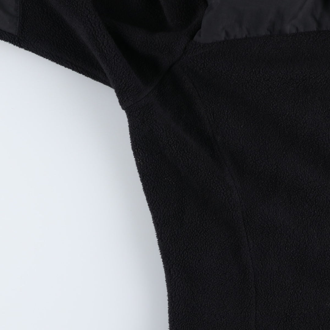 2000'S The North Face Denali Hoodie Nylon and Fleece Parka, Men's Size L polyester black type Vintage Second Hand