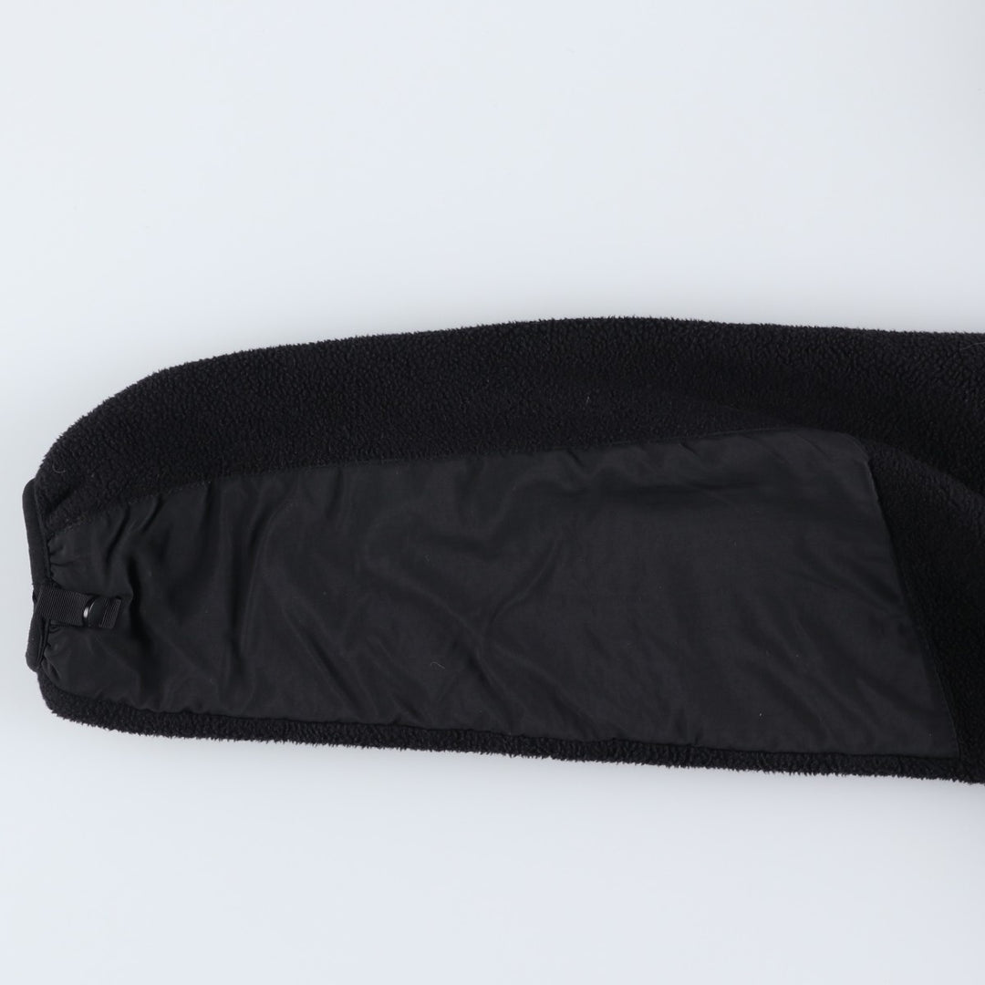 2000'S The North Face Denali Hoodie Nylon and Fleece Parka, Men's Size L polyester black type Vintage Second Hand