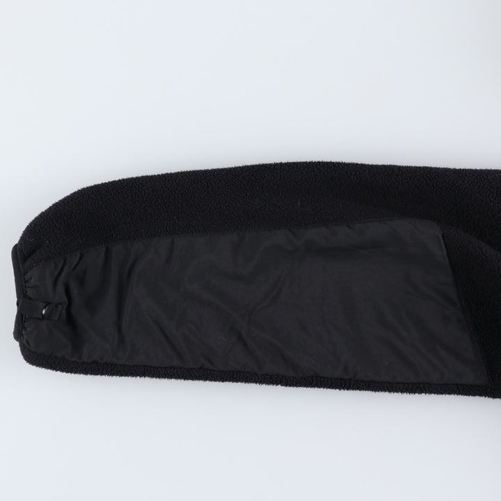 2000'S The North Face Denali Hoodie Nylon and Fleece Parka, Men's Size L polyester black type Vintage Second Hand