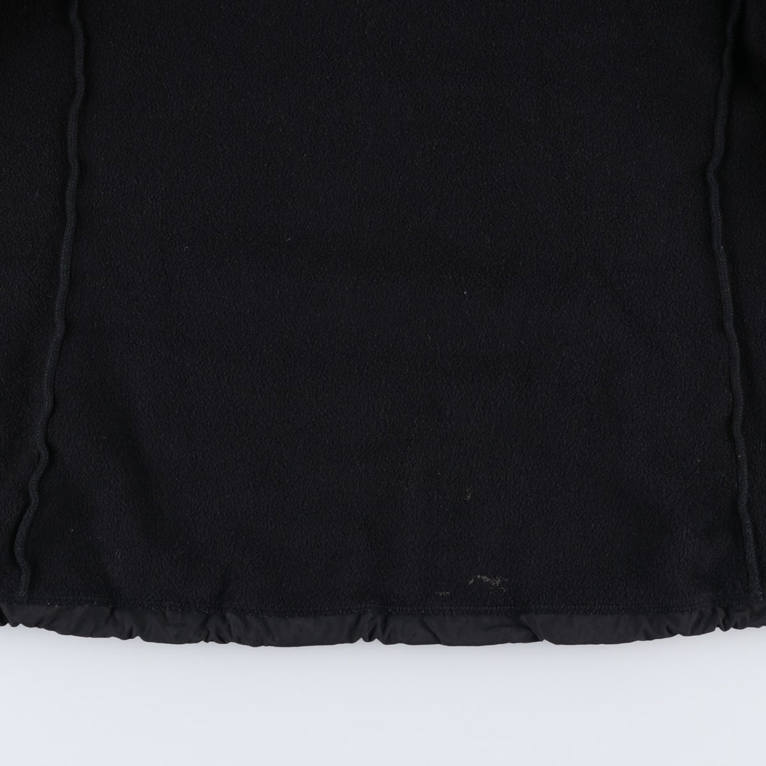 2000'S The North Face Denali Hoodie Nylon and Fleece Parka, Men's Size L polyester black type Vintage Second Hand