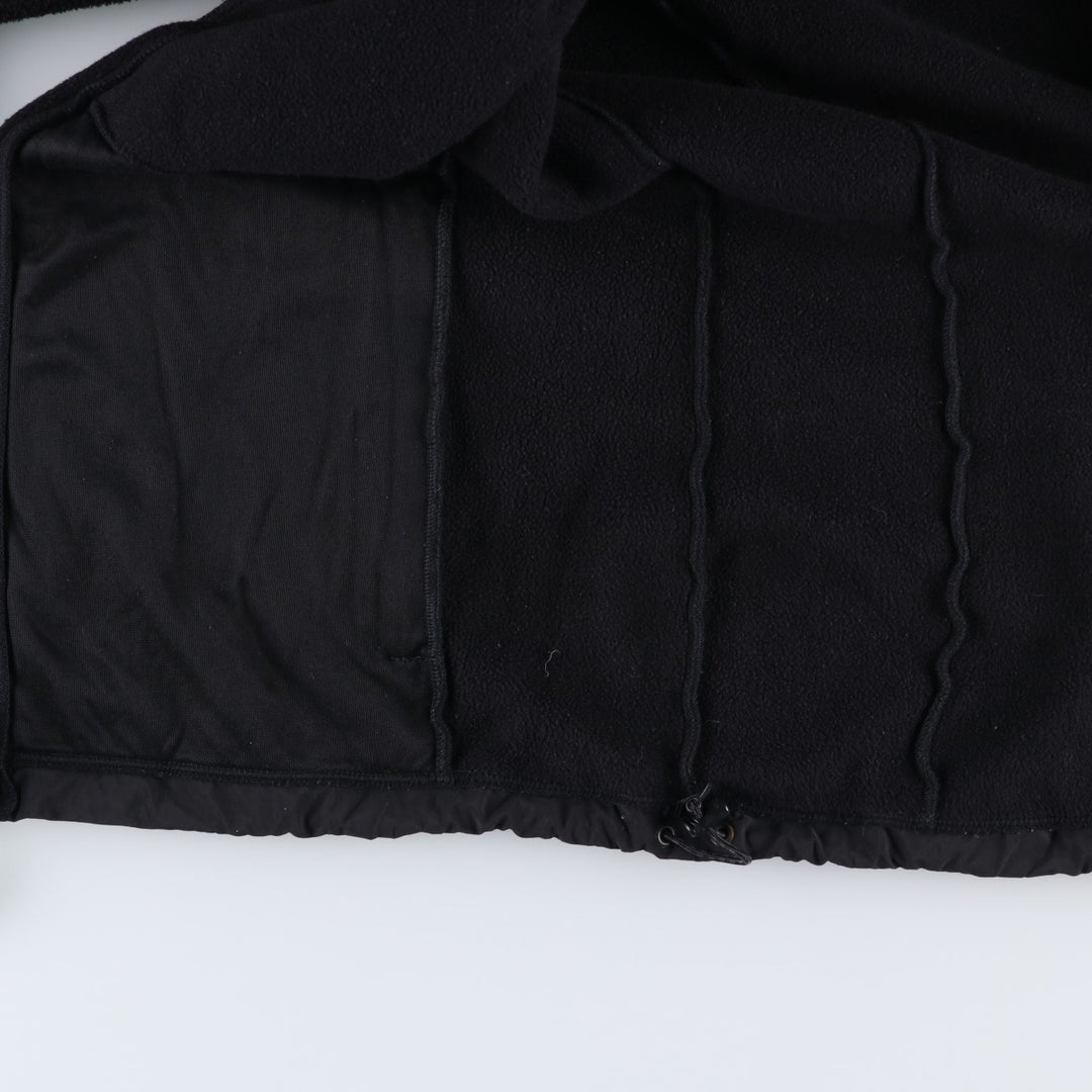 2000'S The North Face Denali Hoodie Nylon and Fleece Parka, Men's Size L polyester black type Vintage Second Hand