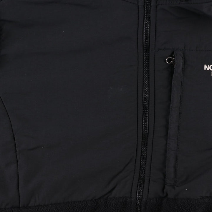 2000'S The North Face Denali Hoodie Nylon and Fleece Parka, Men's Size L polyester black type Vintage Second Hand