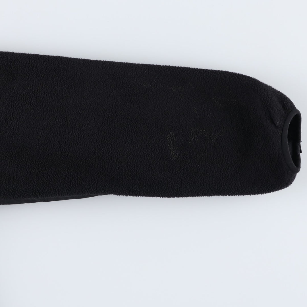 2000'S The North Face Denali Hoodie Nylon and Fleece Parka, Men's Size L polyester black type Vintage Second Hand