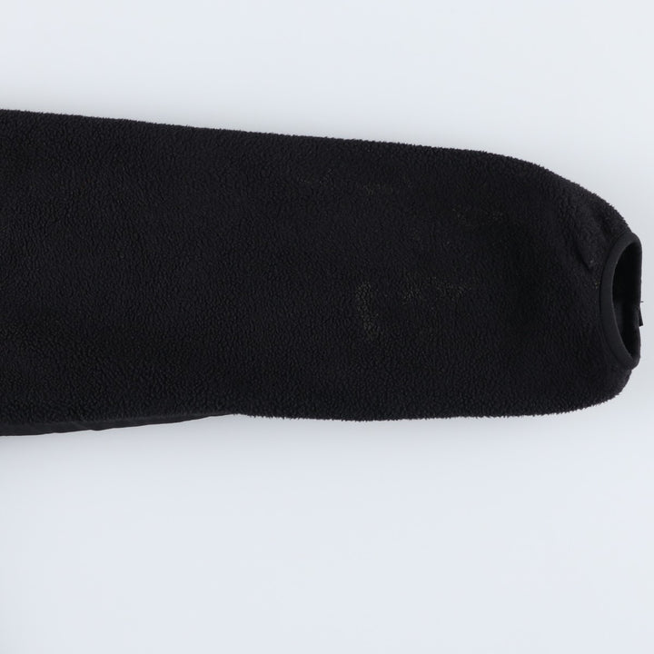 2000'S The North Face Denali Hoodie Nylon and Fleece Parka, Men's Size L polyester black type Vintage Second Hand