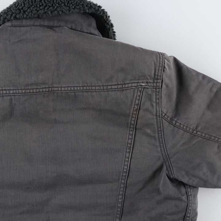Levi's Trucker Jacket, Boa Jacket, Men's Size Medium cotton Charcoal Vintage Second Hand